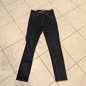 Signature by Levi Strauss Women's Dark Blue Skinny Jeans